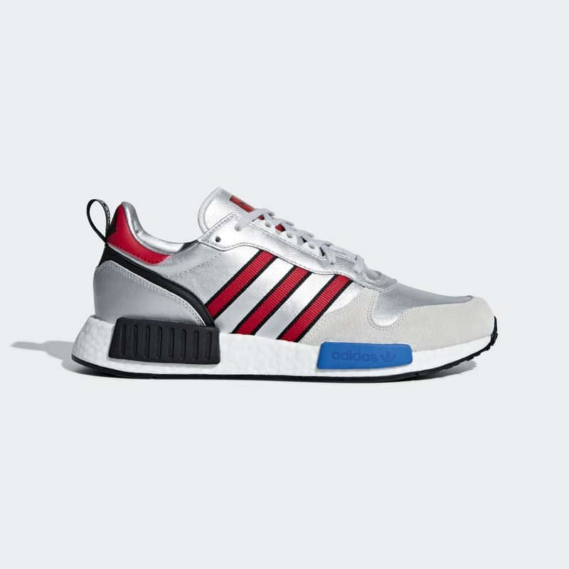 Adidas nmd r1 white red blue sale